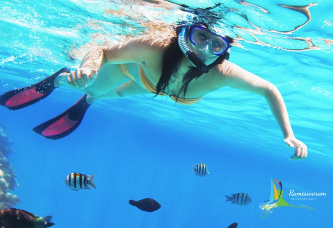 snorkeling sangumaal beach-holyislandwatersports rameswaram