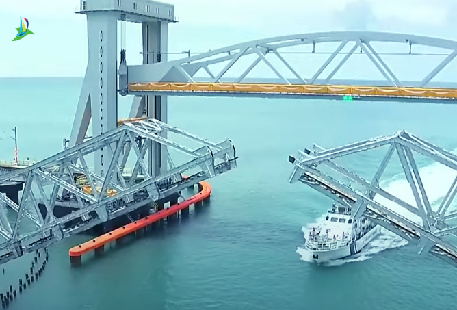 rameshwaram new pamban bridge inauguration news