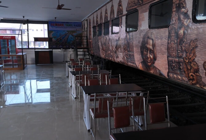 Rail Coach Restaurant at Rameswaram Railway Station